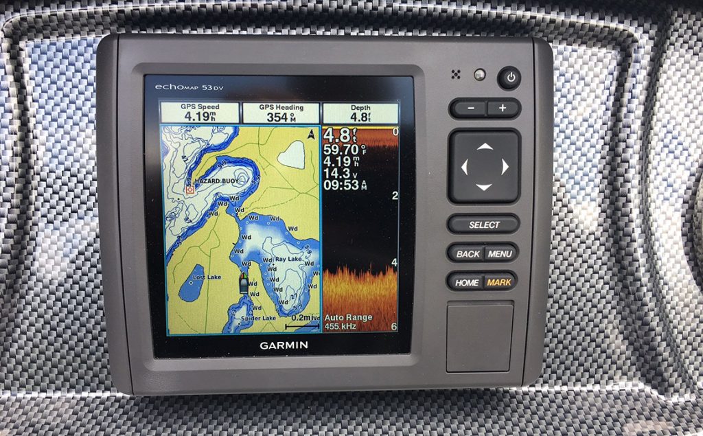 Pontoon_Garmin_GPS Lake Fun Rentals